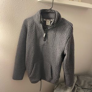 PINK quarter zip sherpa